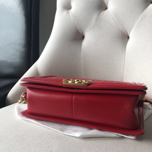 SOLD-Chanel boy bag old medium - Picture 13 of 14